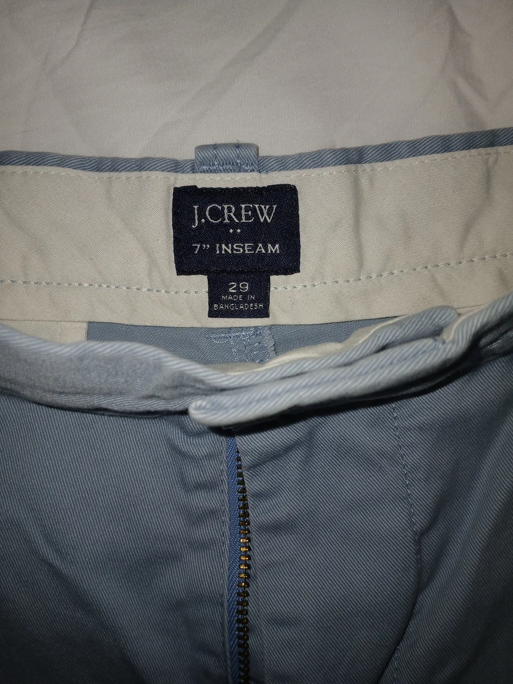 J. Crew Men's Chino Shorts - Light Blue & Olive